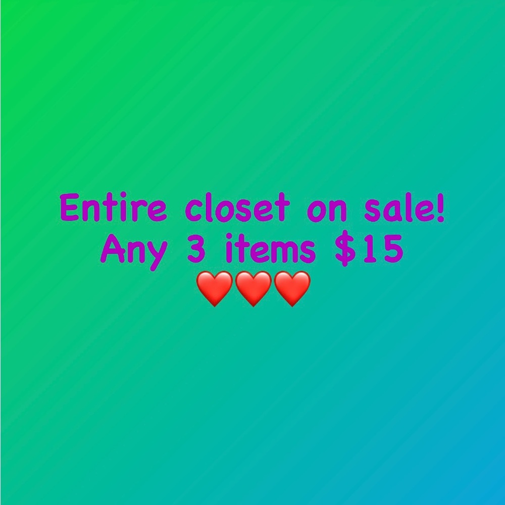 Any 3 for $15